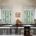 thumbnail image 4 of Kitchen Curtains 36 Inch Short - 3 Panel Set with Cute Farmhouse Egg & Chicken Print, Rod Pocket Window Curtain, 100% Polyester for Rustic Coop, Farm Kitchen, Easy Wash, 4 of 6