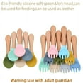 thumbnail image 2 of Eco-Friendly Silicone Toddler Feeding Set - 1 Spoon & 1 Fork, Dishwasher Safe!, 2 of 5