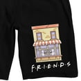 thumbnail image 2 of Friends TV Series Central Perk Men's Black Graphic Sleep Shorts-XL, 2 of 5