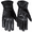 Black, variant on Ladies Warm Winter Gloves Dress Thermal Lining Genuine Leather Brown, L