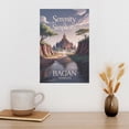 thumbnail image 3 of Motivational Poster Bagan Temples Zen Inspirational Quote Serenity in Simplicity Meditation Yoga Wall Art for Bedroom Living Room Office Print Poster, 3 of 8