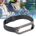 thumbnail image 3 of Band Metal Band Compatible for  Mi Band 6 Smartwatch Replacement Steel Strap Bracelet Wristband Accessories, 3 of 7