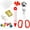 Red, variant on Cake Pop Kit, Including 100 Cake Pop Sticks and Wrappers, 100 Twist Ties, 1 Cake Pop Scooper and Decorating Pen, Cake Pops Making Tools for Lollipop, Candies, Chocolates and Cookies,red