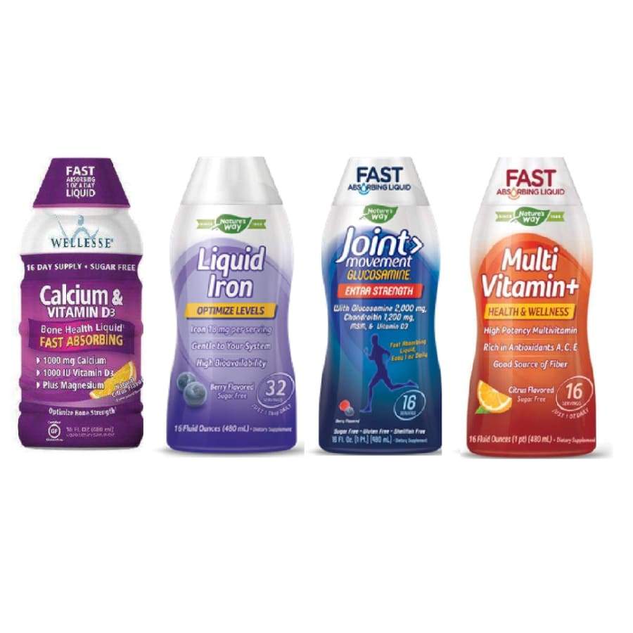 Wellesse Liquid Vitamins Variety Pack
