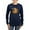 Navy, variant on CafePress - Retro Witch Long Sleeve T Shirt - Women's Long Sleeve Graphic Tee Casual Fit