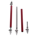 thumbnail image 4 of Xotic Tech 2pc Adjustable 8"-11" Front Bumper Lip Splitter Diffuser Strut Rod Tie Bars Fit Most Vehicles[Red], 4 of 6