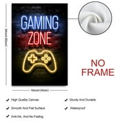 Hvxrjkn 2Pcs Gaming Poster, Boys Room Decorations for Bedroom, gamer wall art,Gamer, Teen boy bedroom, game room, No Frames