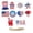 Blue-1, variant on 12 Pcs Patriotic Star Cutouts 4th of July Paper Star Cutouts Independence Day Stars Accents for Memorial Day DIY Bulletin Board Star Cutouts for Kids Patriotic Theme Party Decor