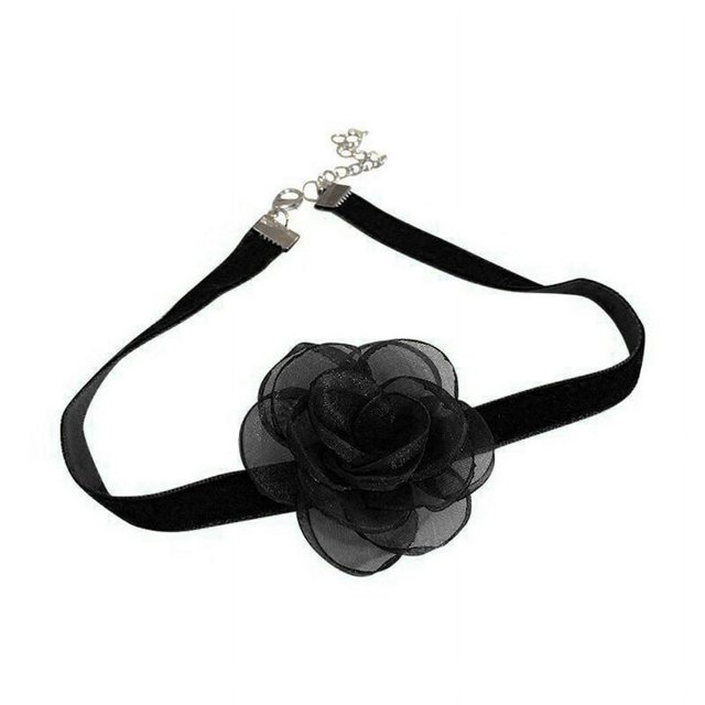 Collier Ras du Cou Ruban Ras du Cou Réglable avec Chaîne d'Extension Couleur Unie Facile à Porter Femmes Élégant Ultra Long Collier Ras du Cou pour Femmes