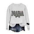 thumbnail image 4 of Merry Christmas Sweatshirts Womens Crewneck Christmas Printed Shirts Loose Long Sleeve Blouses Casual Xmas Sweatshirt Holiday Party Pullover Sweater Tops XXL, 4 of 5