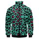 thumbnail image 3 of Chaqueta con cremallera y estampado de leopardo para hombre, moda 3D, manga larga, informal, holgada, estilo Harajuku, con solapa, abrigo de calle, 3 of 5