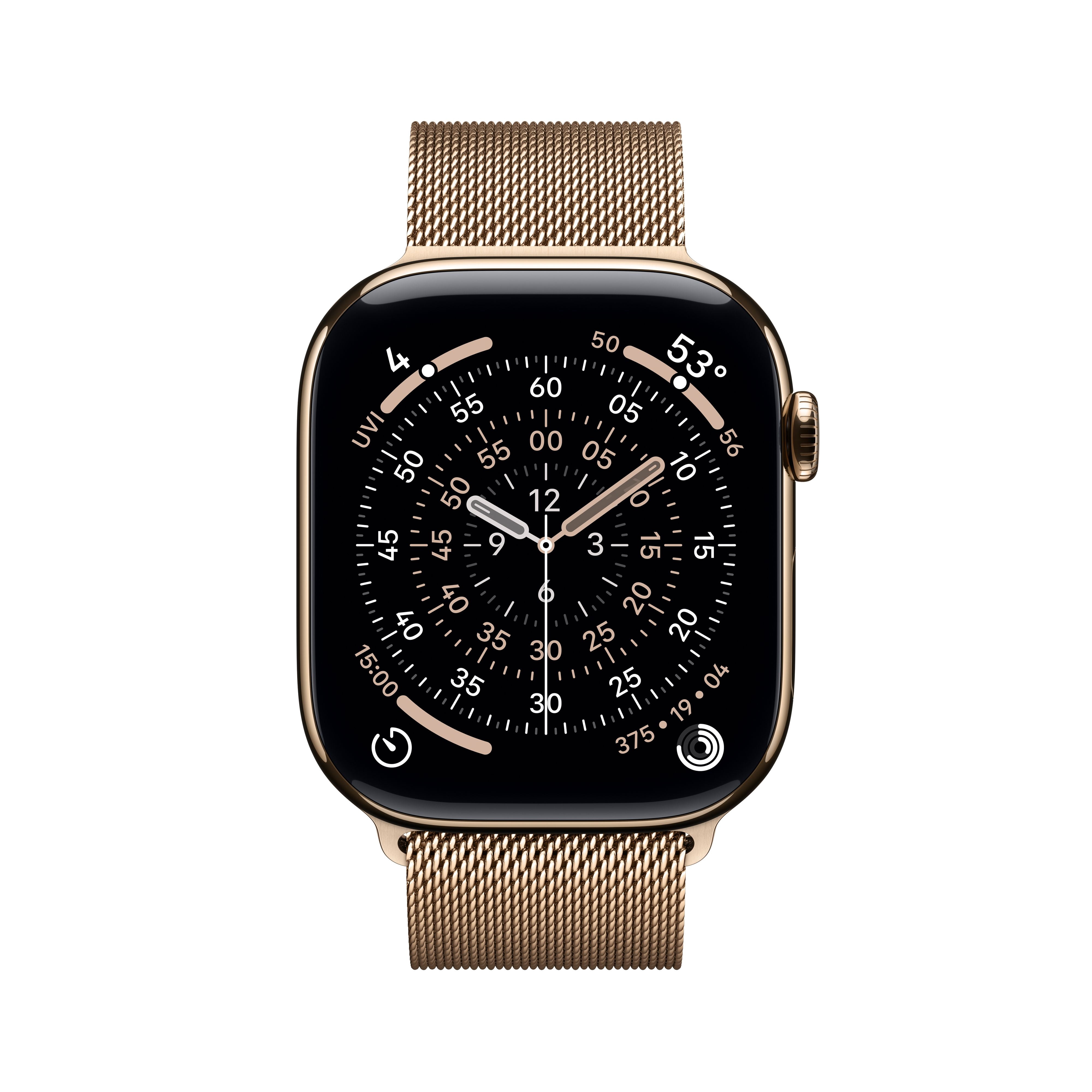 Apple Watch Series 11 [GPS + Cellular 46mm] Smartwatch with Gold 