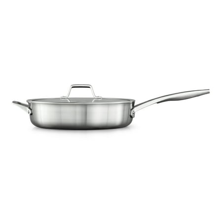 

Premier Stainless Steel Cookware 5-Quart Sauté Pan with Cover