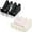 Black, Cream White, variant on BlinkLLX 2 Pieces Silicone Soap Dish Self Draining Soap Dish Shower Waterfall Bar Soap Holder Tray with Drain Soap Saver for Kitchen Bathroom Accessories (Black)
