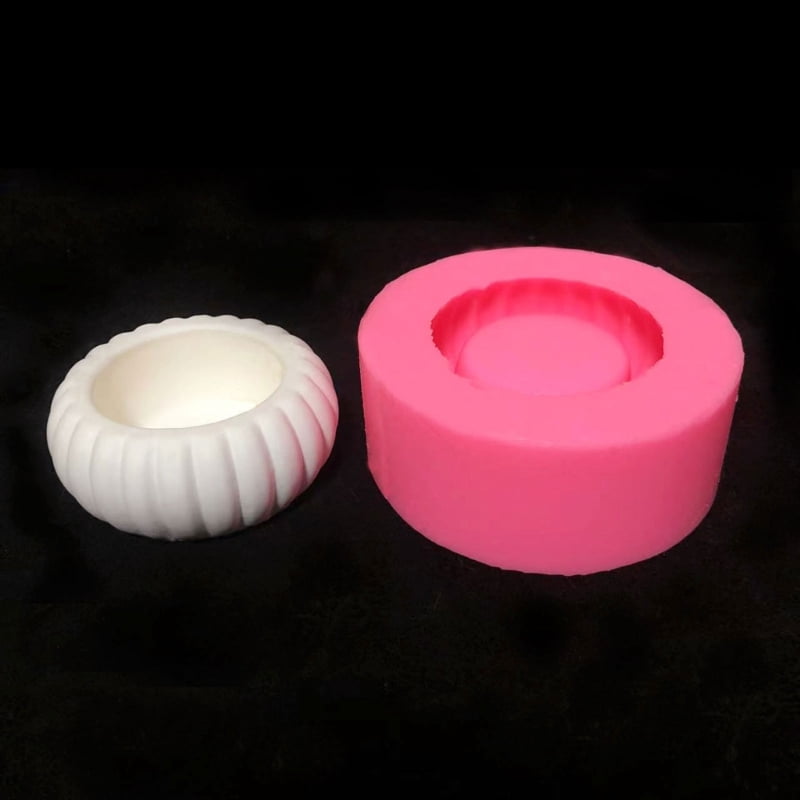 Candle Holder Mold Durable Silicone Molds 3D Candle Base Moulds Handcrafted Candlestick Making Mould Jewelry Making Tool