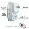 thumbnail image 3 of Campana de llamada de emergencia, sistema de alarma de vida en el hogar para pacientes mayores, buscapersonas para cuidadores, botón de llamada inalámbrico, 3 of 5