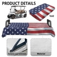 thumbnail image 6 of Aplkyhs American Flag Golf Seat Covers for Cart Golf Cart Washable Seat Cover Fits Most Golf Carts Comfortable Breathable Protect Your Golf Car Seat, 6 of 7