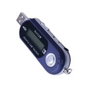 Portable USB MP3 Player Music Player Digital LCD Screen Bluetooth FM Radio Multifunction MP3 Music Player Blue,1 * MP3 Player(without 1xAAA battery),Blue