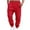 Red, variant on Dagugfen Sweatpants for Men Elastic Waist Drawstring Loose Lightweight Comfy Jogger Work Athletic Gym Pants