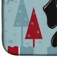thumbnail image 4 of Winter Holiday Smooth Black and Tan Dachshund Dish Drying Mat, 4 of 7