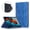 Dark Blue, variant on TOP SHE Case for 2021 Samsung Galaxy Tab S7 FE (12.4", Model SM-T730), Tab S7 Plus 12.4-inch Case (SM-T970) - Magnetic Closure Synthetic Leather Case with Pencil Holder / Front Pocket (Black)