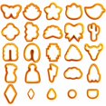 thumbnail image 4 of 193 Pcs Polymer Clay Cutters Set Plastic Clay Earring Cutters with Earring Hooks and Jump Rings Accessories Reusable DIY Polymer Clay Jewelry Craft Making Kit for Kids Gift, 4 of 10