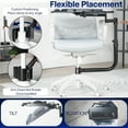 thumbnail image 4 of VIVO Premium Office Chair Mounted 26" x 12" Full Motion Keyboard and Mouse Tray, 4 of 8