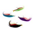 thumbnail image 2 of Señuelos de pesca con Mosca Sharpla 4 Piezas flotantes 3D, 2 of 6