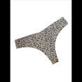 thumbnail image 3 of Ropa Interior de Seda Helada para Mujer, Entrepierna de Algodón, Tiro Bajo, Agradable para la Piel, Color Liso, Talla Grande. Leopardo S, 3 of 6