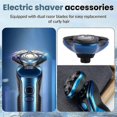 thumbnail image 5 of Tête de Rasoir compatible Lame compatible Philips Série RQ11 RQ1150 RQ10 RQ1131 RQ1190 RQ12 Rasage Mâle_Perfect Gift, 5 of 5