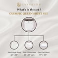 thumbnail image 5 of Ensemble de Draps Solides en Coton Égyptien 1000 Thread Count Olympique Grand-Sage, 5 of 5