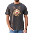 thumbnail image 2 of Goldendoodle Christmas Reindeer Unisex Shirt Doodle Dog Owner Festive Holiday Graphic Tee Pepper Shirt Adult X-Large, 2 of 4