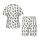 thumbnail image 1 of Balery Milk Tea Conjunto de Pijama Infantil de Manga Corta con Estampado – Ropa de Dormir de Algodón Suave-Medium, 1 of 6