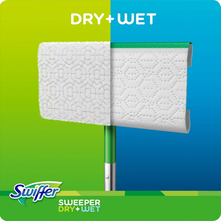Swiffer® Sweeper 75725 Wet / Dry Mop Starter Kit with 7 Dry / 3