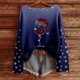 thumbnail image 4 of MHFRRA Sudadera con Capucha Sin Cabeza Atmosphere para Mujer Azul Oscuro, 4 of 4