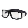 thumbnail image 3 of Gafas deportivas resistentes a impactos, a prueba de niebla, gafas de baloncesto de seguridad con banda ajustable para correr, ciclismo, color negro, 3 of 10
