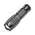 thumbnail image 3 of 1000 Lumen Rechargeable Mini Flashlight with Magnet, Flat EDC Flashlight with Clip Super Bright 6 Modes Light Portable Ultra-Light Bright Waterproof Pocket Light for Working, Camping, Emergencies, 3 of 9