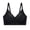 Black, variant on Womens Ultra Smooth V Neck Spaghetti Strap T Shirt Bra Seamless Wire Free Lightweight No Bulk Comfort Purple L
