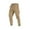 Khaki, variant on Men's Casual Cargo Pants Regular Fit Workout Joggers Stretch Sweatpants Hiking Drawstring Track Pants with Multi Pockets