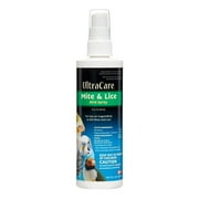 UltraCare Mite And Lice Bird Spray 8 Ounces, For All Caged Birds
