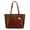 Cognac, variant on MKF Collection Robin Vegan Leather Women's Tote Bag, Shopper Shoulder Purse Handbag by Mia K - Taupe