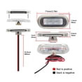 thumbnail image 4 of 20 Piezas LáMpara de SeñAl Marina para de 12 V Luces de CortesíA LED Impermeables Grandes de Cubierta de Escalera, 4 of 5