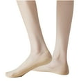 thumbnail image 6 of Jinhomg Breathable Summer Socks for Women 6 Paris Soft Comfy Ice Silk Socks Lightweight Casual Solid Low Cut No Show Socks Daily Wear Beige Free Size, 6 of 10