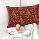 thumbnail image 4 of Fotbe Christmas Tree On A Red Background Funda de Almohada Decorativa Estilo Occidental, Lujo en Algodón, Fundas para Almohadas King, Cojín Estampado para Decoración del Hogar-14"x20", 4 of 6