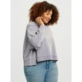 thumbnail image 3 of Jessica Simpson Women's Philomenia Knit Denim Pullover Top, Sizes XS-4X, 3 of 5