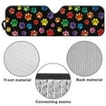 thumbnail image 6 of Uorisanigo Windshield Sun Shade for 2018-2024 Jeep Wrangler JL JLU & Gladiator JT, Foldable Colorful Puppy Dog Paw Windshield Sunshade Sun Visor Blocks UV Rays, Car Accessiores, 6 of 7