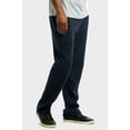 thumbnail image 2 of 247 Frenzy Men's Essentials Knocker Heavy Weight Fabric Long Fleece Sweat Pants - Navy, 2 of 6