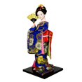 thumbnail image 3 of Muñeca con kimono de Geisha japonesa, adorno de decoración de escritorio, folk étnico asiático, figura coleccionable de 30cm para mesa, estantería y, 3 of 8