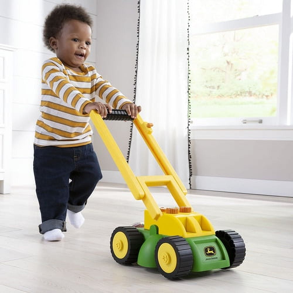TOMY Toddler's John Deere Real Sounds Push Lawn Mower - Kids Play