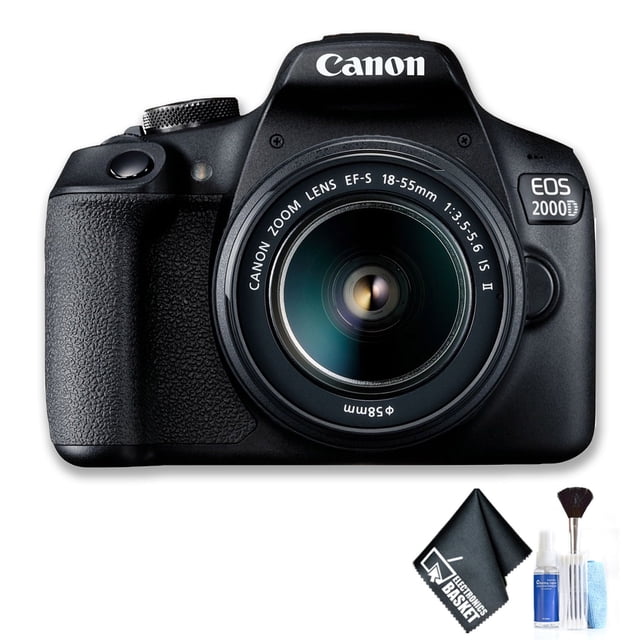 Canon EOS 2000D Appareil Photo Reflex Numérique avec Objectif, Appareil Photo Numérique APS-C 24,1 Mpx, Vidéo Full HD (Modèle International)